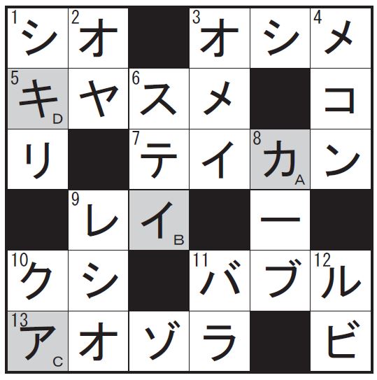 回答 経済用語 De クロスワード Net Ir 投資家のための企業情報サイト